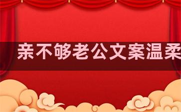 亲不够老公文案温柔句子