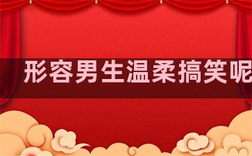 形容男生温柔搞笑呢句子