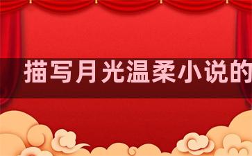 描写月光温柔小说的句子