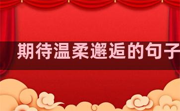 期待温柔邂逅的句子唯美